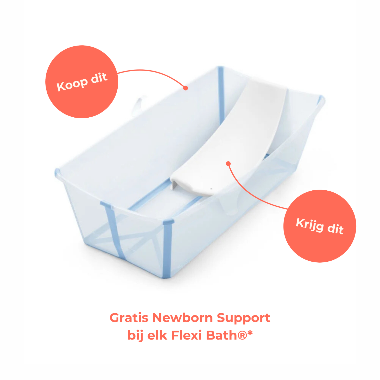 stokke newborn support flexi bath