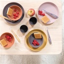 Eating set (silicone, plate + spoon)