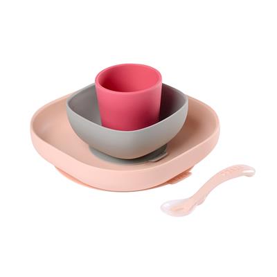 Eating set (4 pieces, silicone)