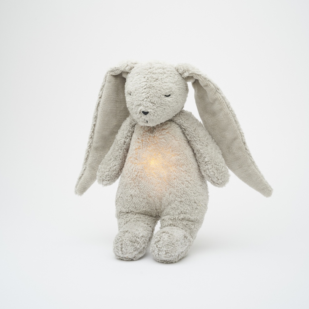 Lapin en peluche (avec son et lumière)