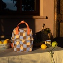 Backpack (small) checkerboard farmhouse