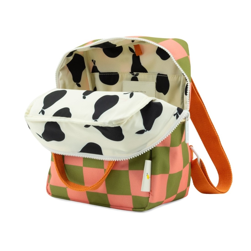 Backpack (small) checkerboard farmhouse