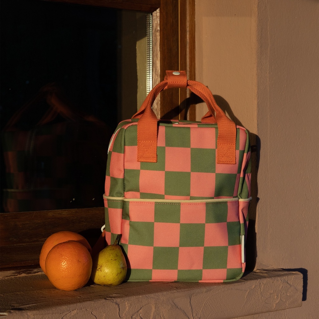 Backpack (small) checkerboard farmhouse