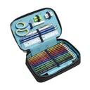 Pencil box filled