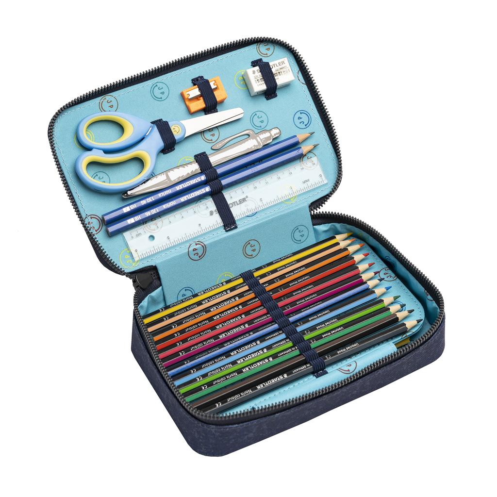 Pencil box filled