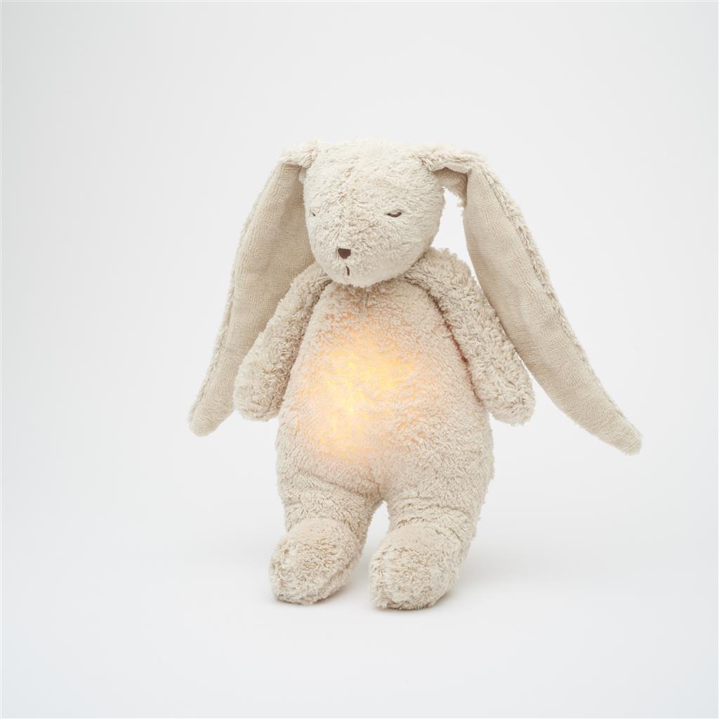 Lapin en peluche (avec son et lumière)