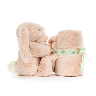 Cuddly blanket shy rabbit