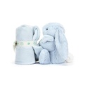 Cuddly blanket shy rabbit