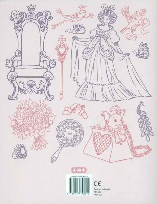 The beautiful princesses coloring book