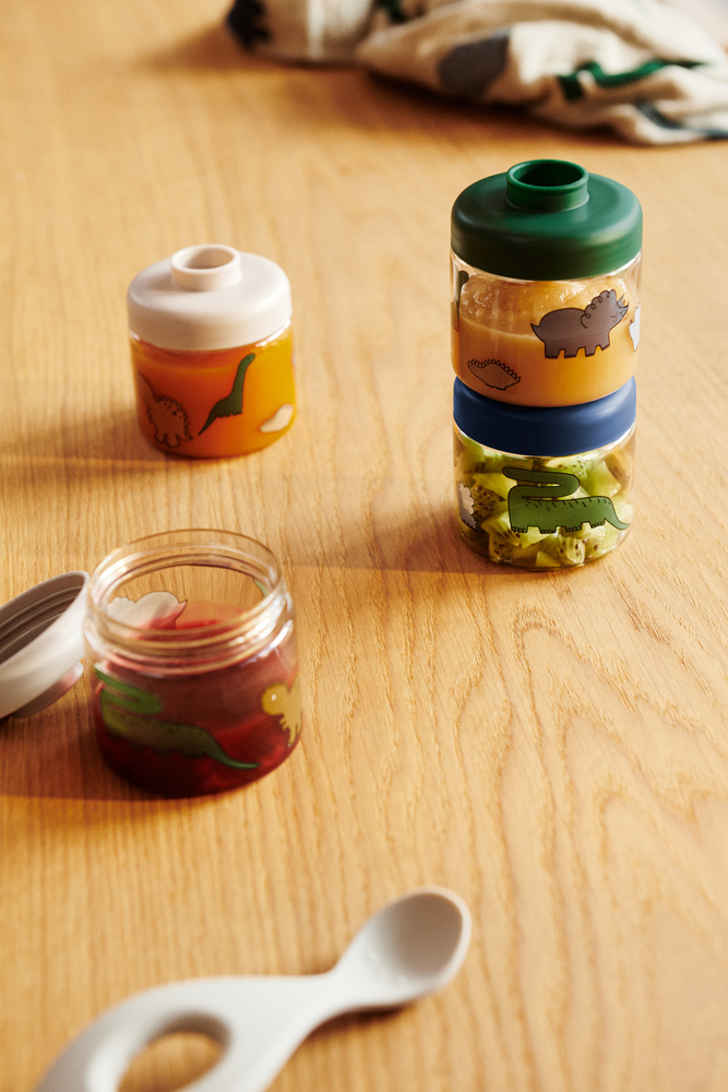 Baby food storage jars Dominique - 4 pieces