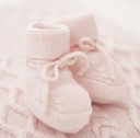 Baby slippers cashmere