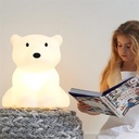 Night lamp polar bear Nanuk (36x42x42cm)