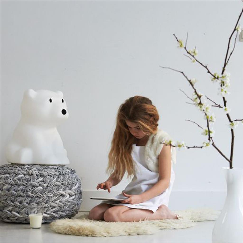 Night lamp polar bear Nanuk (36x42x42cm)