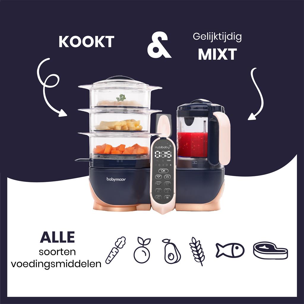 Mixer-stoomkoker nutribaby+ XL