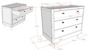 Commode 3 laden Forrest