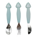 Eetset silicone 3 stuks