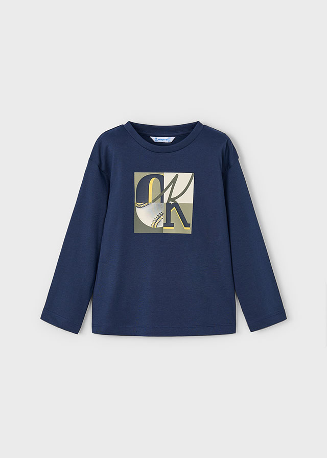 T-shirt met lange mouwen