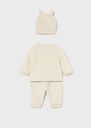 3-delige set met broek, trui en muts
