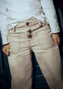 Twill broek met rechte pijpen