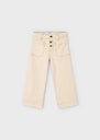 Twill broek met rechte pijpen