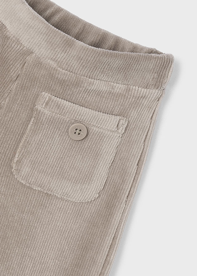 Wijde broek met elastische tailleband