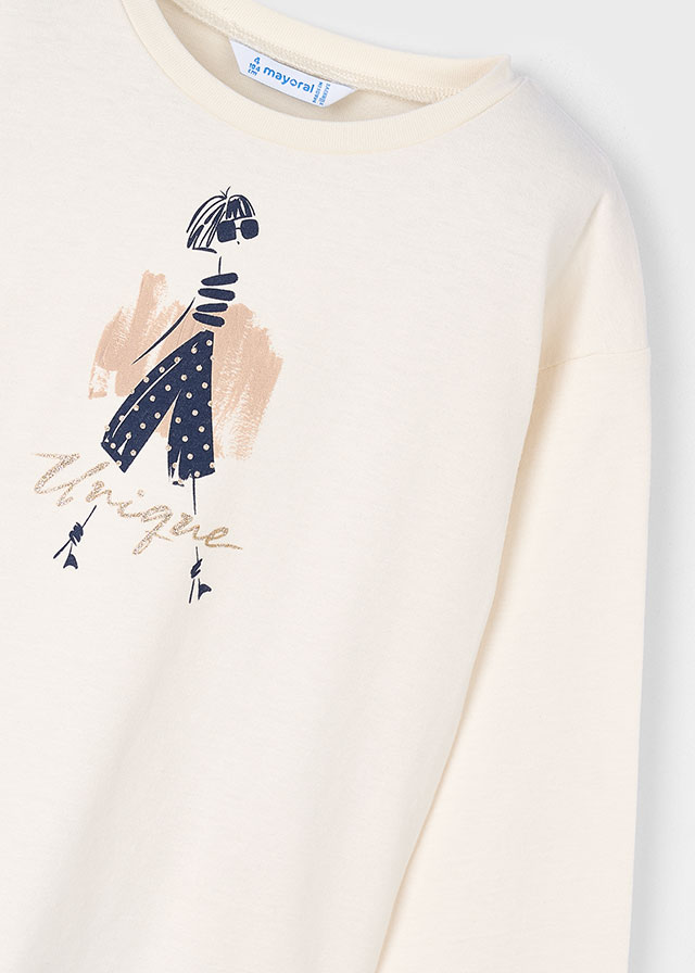 T-shirt met lange mouwen
