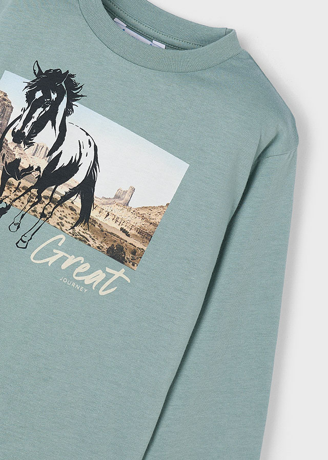 T-shirt met lange mouwen
