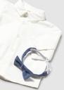 T-shirt met vlinderdas