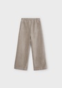 Wijde broek met elastische tailleband