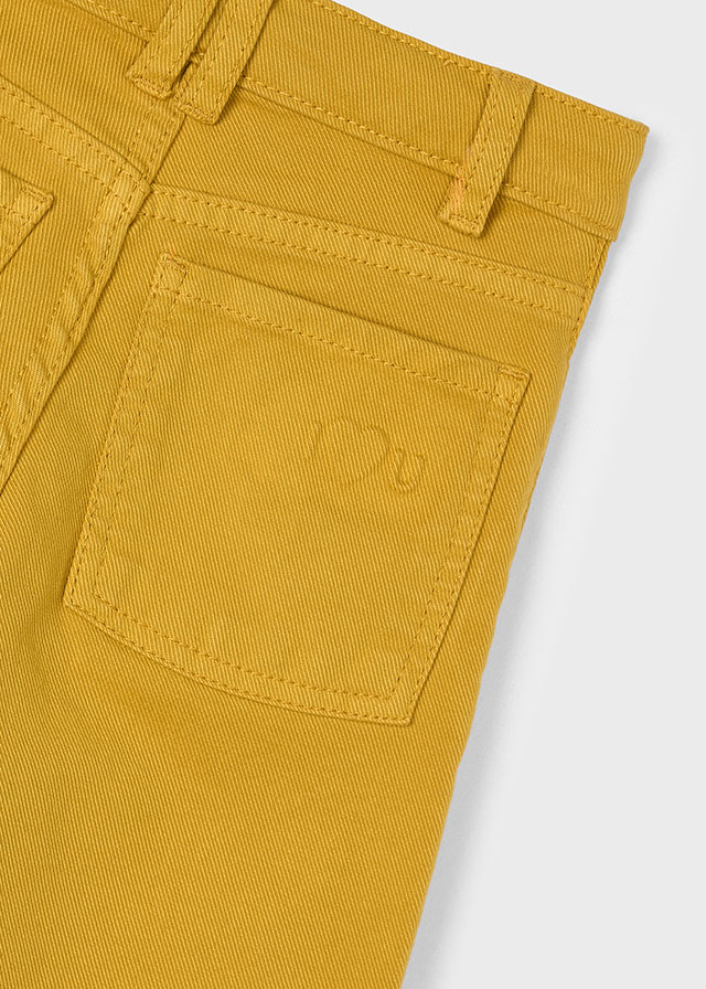 Twill broek met rechte pijpen