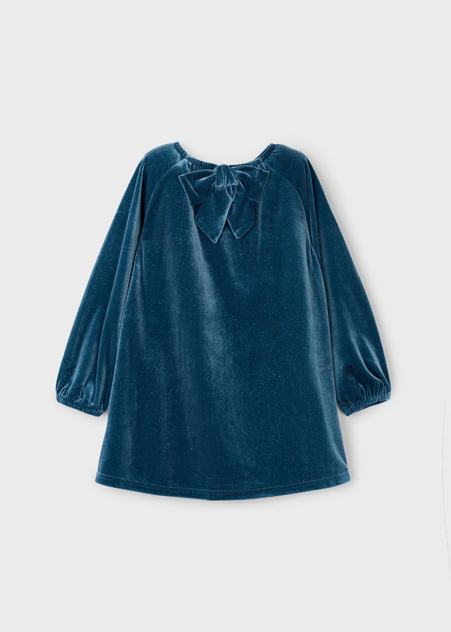 Velours feestjurk met glitters