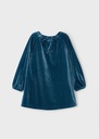 Velours feestjurk met glitters