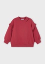 Sweater met ruffle mouwen