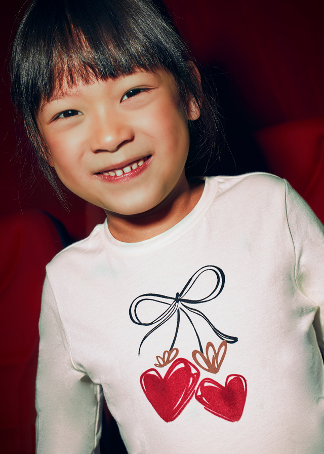 T-shirt met lange mouwen