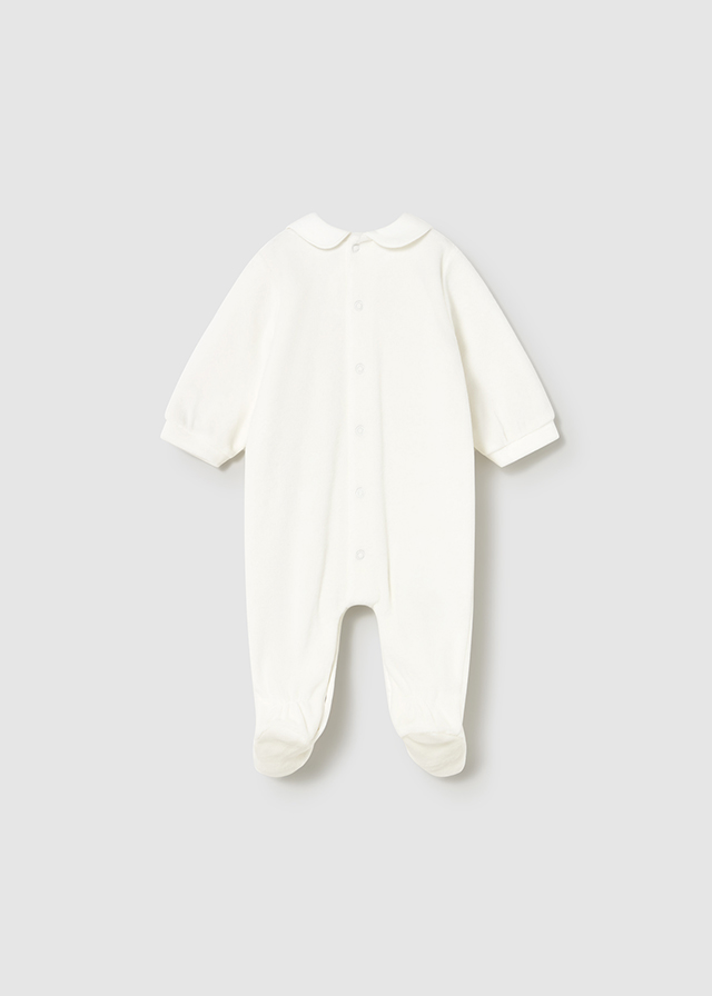 Kruippakje baby in fluweel