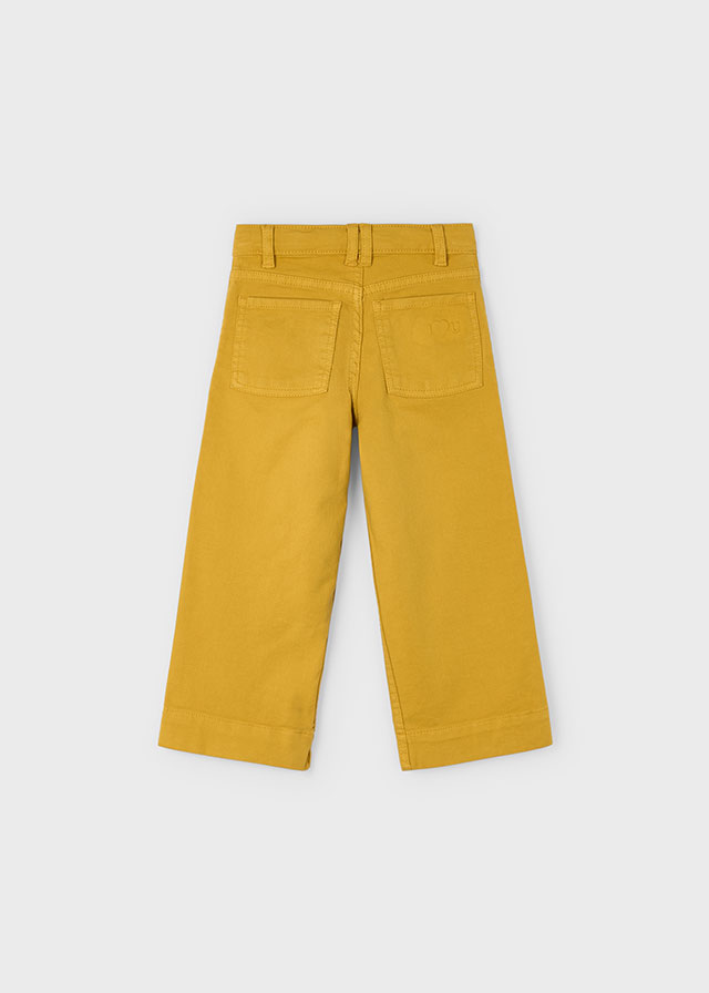Twill broek met rechte pijpen