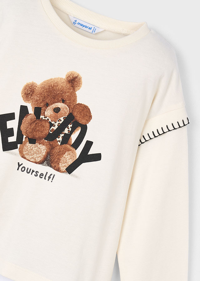 T-shirt met lange mouwen