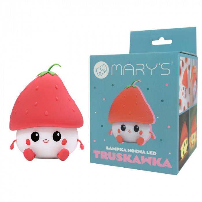 Nachtlamp (LED) aardbei