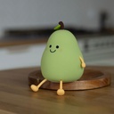 Nachtlamp (LED) groene peer