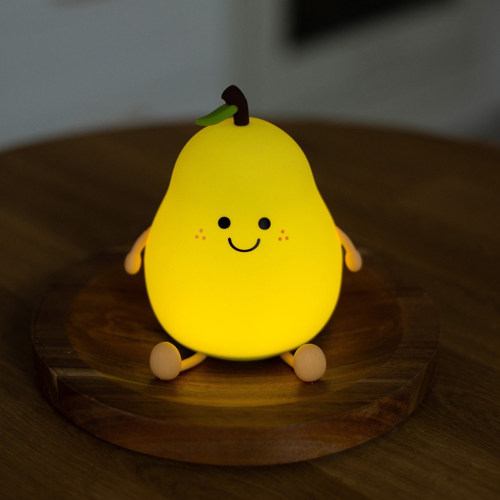 Nachtlamp (LED) groene peer