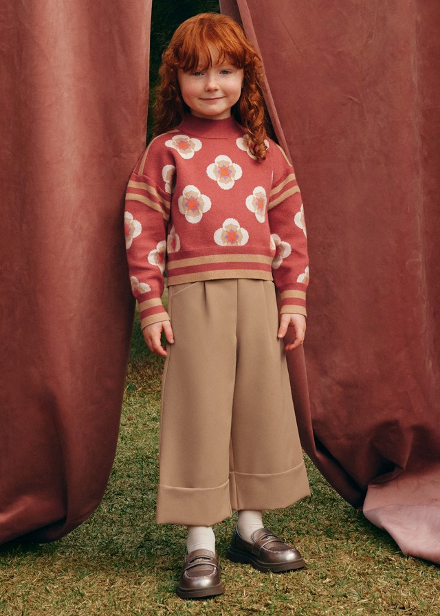 Culottebroek in crêpestof