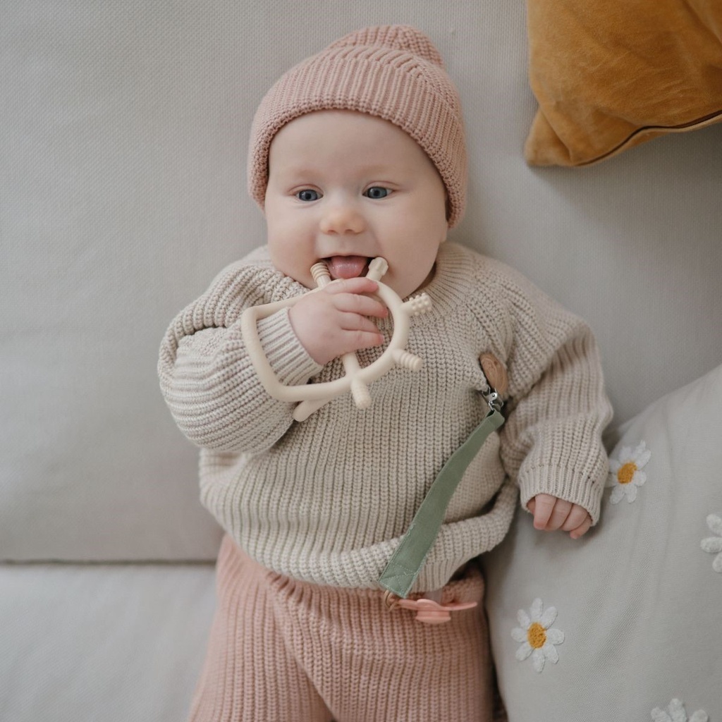 No-drop sensory teether – siliconen bijtring