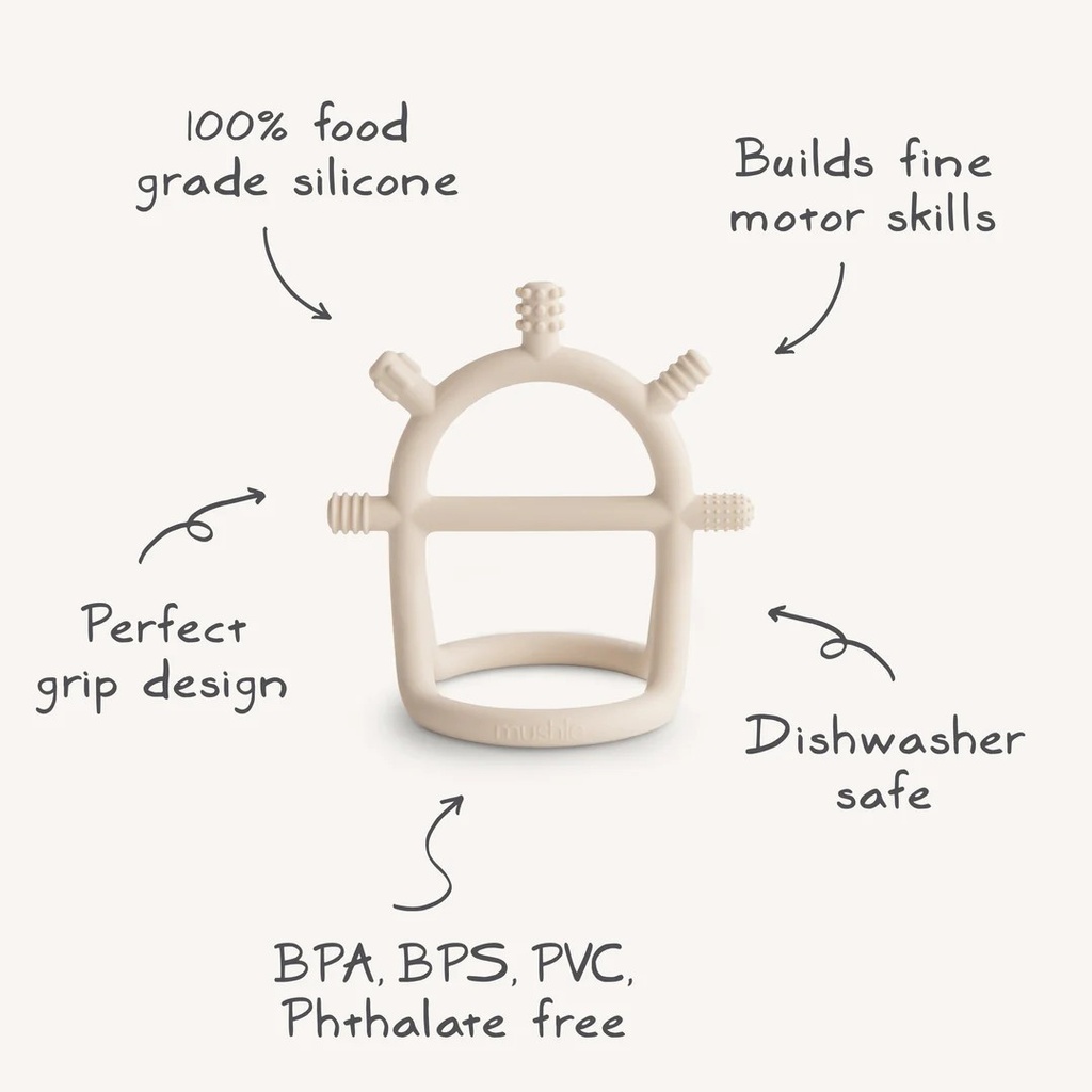 No-drop sensory teether – siliconen bijtring