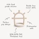 No-drop sensory teether – siliconen bijtring