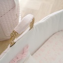 Rieten reiswieg + aankleding