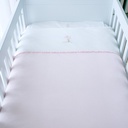 Donsovertrek bed en sloop (100x135cm)