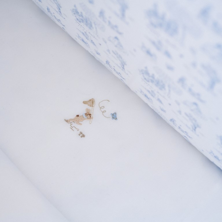 Donsovertrek bed en sloop (100x135cm)