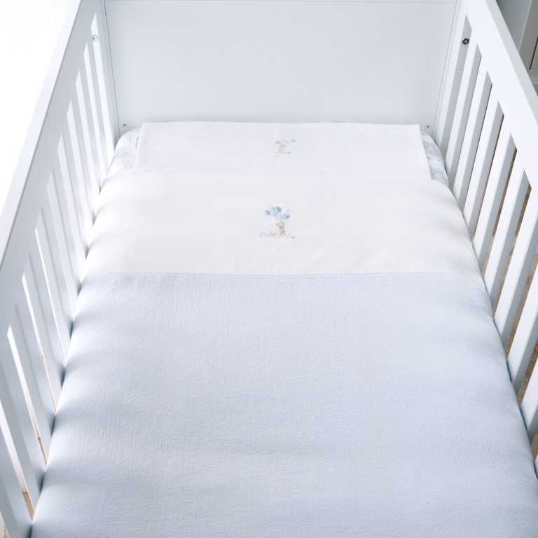 Donsovertrek bed en sloop (100x135cm)