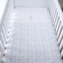 Donsovertrek bed en sloop (100x135cm)