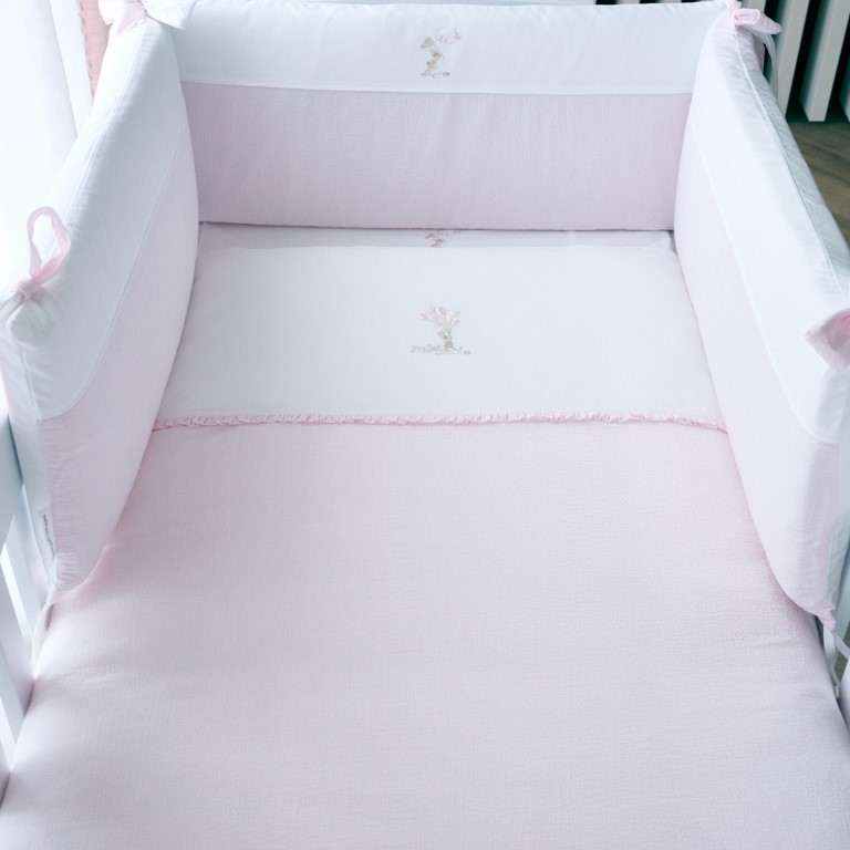 Bedbeschermer 60cm – katoen (60x60x60cm) h:30cm